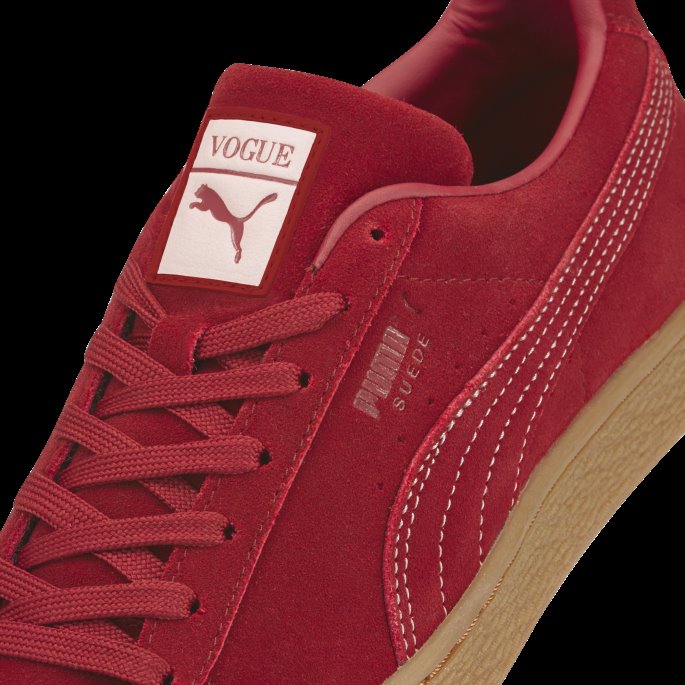 Puma På Tilbud X Vogue Semsket Skinn Klassiske Sneakers Kvinner Intens Rød-intens Rød