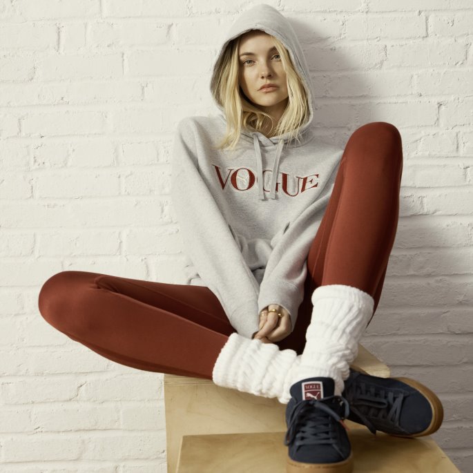 Puma På Tilbud X Vogue Semsket Skinn Klassiske Kvinners Joggesko Parisian Night-parisian Night