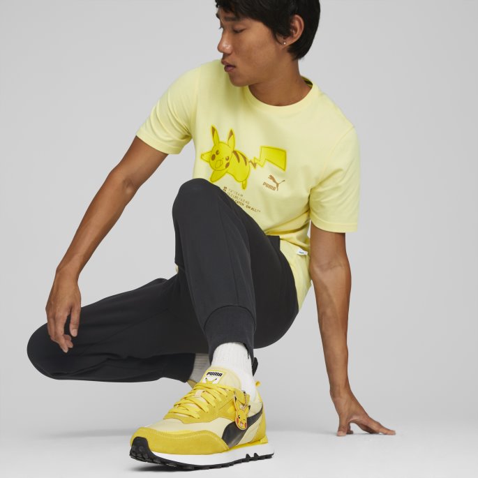 Puma På Tilbud X Pokmon Rider Fv Pikachu Joggesko Empire Gul-blek Sitron