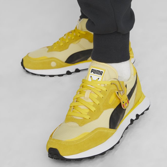 Puma På Tilbud X Pokmon Rider Fv Pikachu Joggesko Empire Gul-blek Sitron