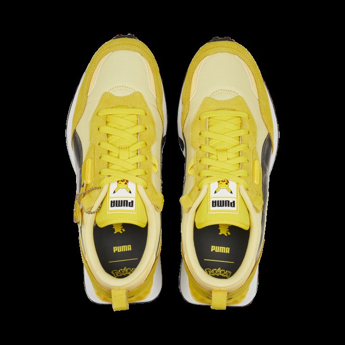 Puma På Tilbud X Pokmon Rider Fv Pikachu Joggesko Empire Gul-blek Sitron