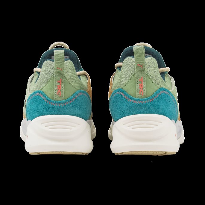 ørkenbrun-støvet Grønn Puma På Tilbud Barndomsdrømmer Trinomic Blaze Joggesko