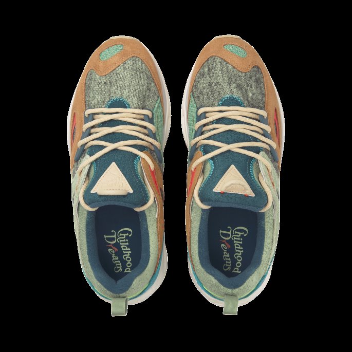 Puma På Tilbud X Barndomsdrømmer Trinomic Blaze Joggesko Desert Tan-dusty Green