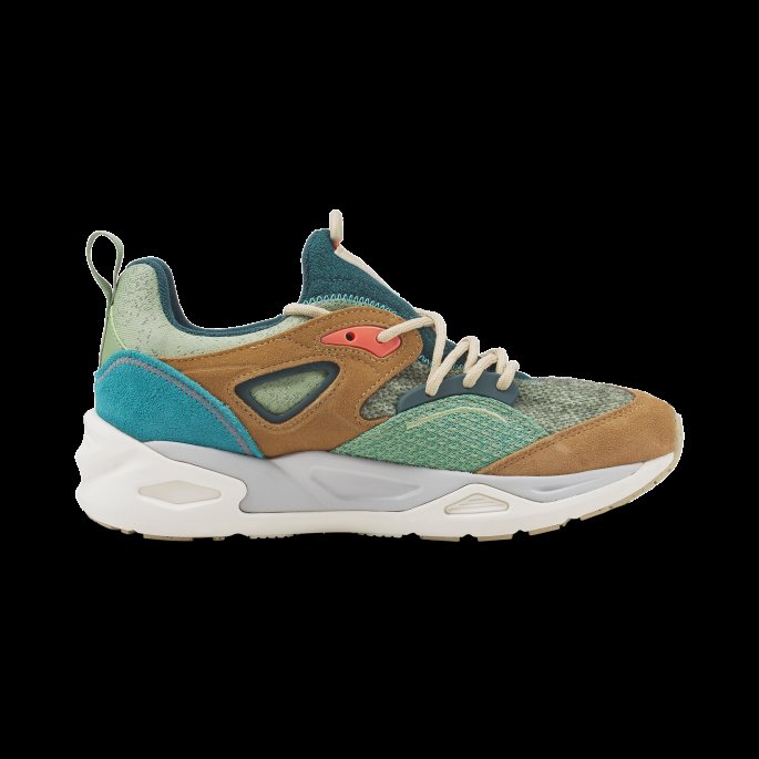 Puma På Tilbud Desert Tan-støvete Grønne Barndomsdrømmer Trc Blaze Joggesko