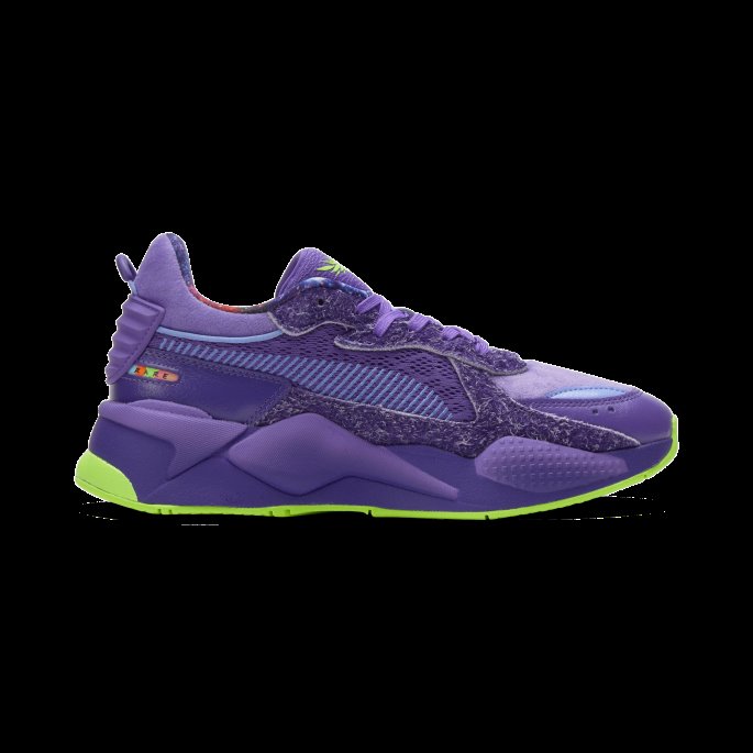 Lilla-prisme Fiolett-grønn Gekko Puma På Salg Rs-x Galaxy Joggesko