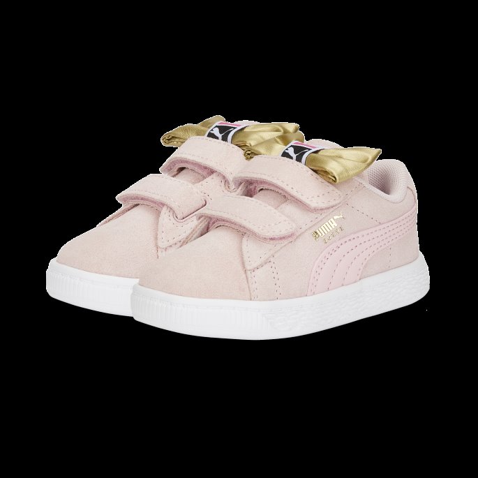 Semsket Klassisk Light Flex Bow V Småbarnssko Mandelblomst-hvit Puma På Tilbud