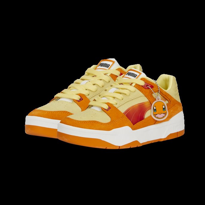 Mørk Cheddar-blek Sitron Puma På Tilbud X Pokmon Sliptream Lo Charmander Joggesko Ungdom