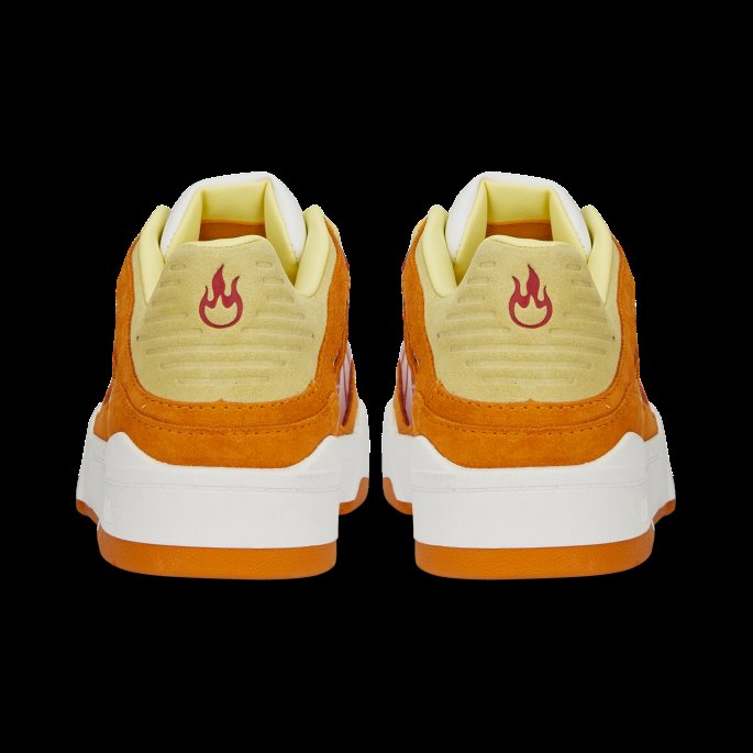 Mørk Cheddar-blek Sitron Puma På Tilbud X Pokmon Sliptream Lo Charmander Joggesko Ungdom