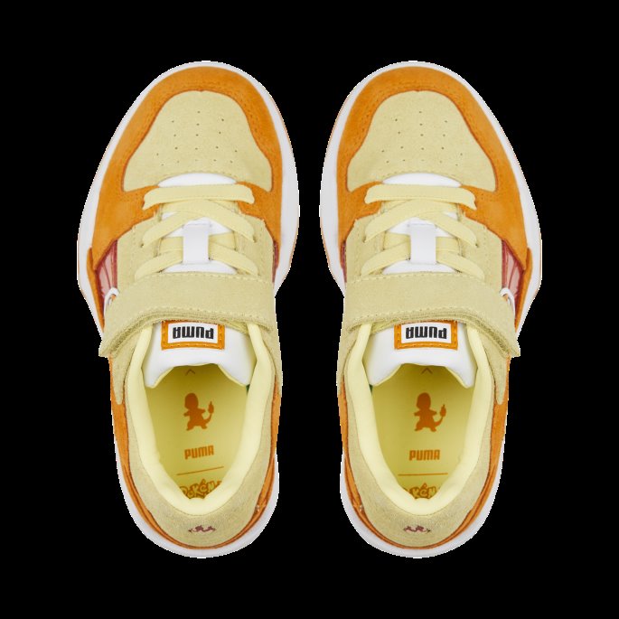 Mørk Cheddar-blek Sitron Puma På Tilbud X Pokmon Slipstream Lo Charmander Alternativ Lukking Joggesko Barn