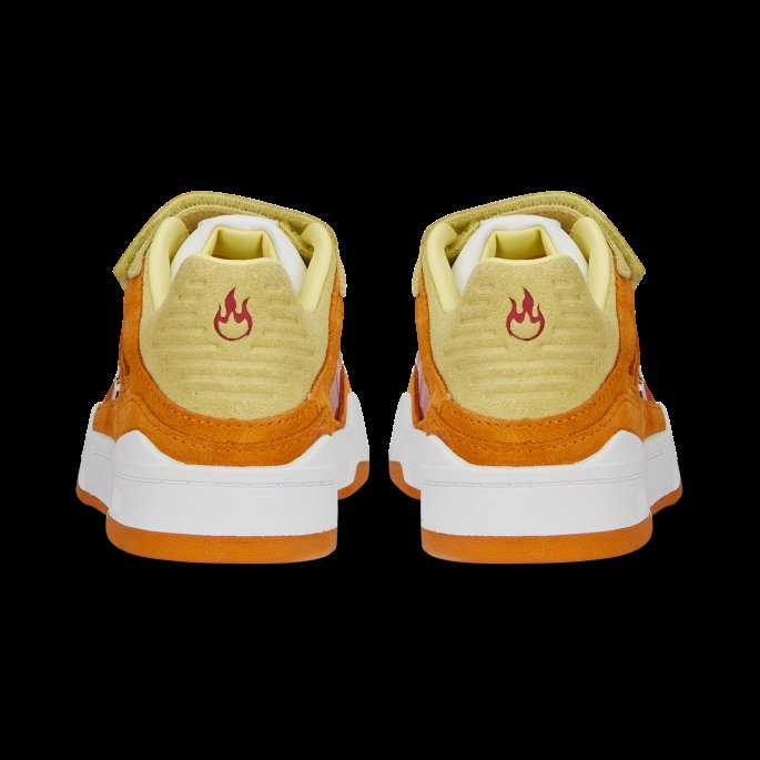 Puma På Tilbud X Pokmon Slipstream Lo Charmander Alternative Lukking Joggesko Barn Mørk Cheddar-blek Sitron