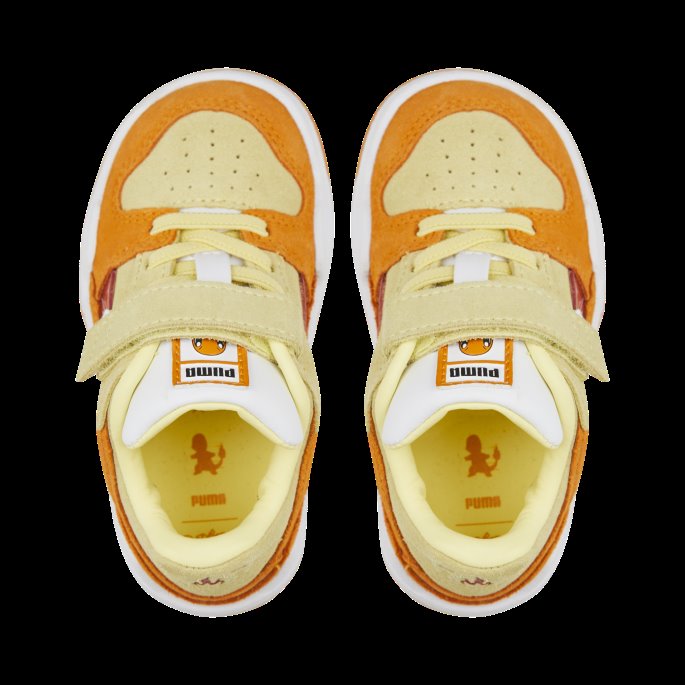 Mørk Cheddar-blek Sitron Puma På Tilbud X Pokmon Slipstream Lo Charmander Alternativ Lukking Joggesko Babyer
