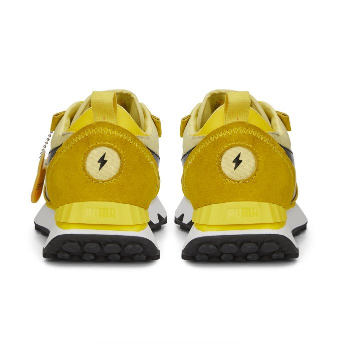 Puma På Tilbud X Pokmon Rider Fv Pikachu Store Barnejoggesko Hvit-empire Gul