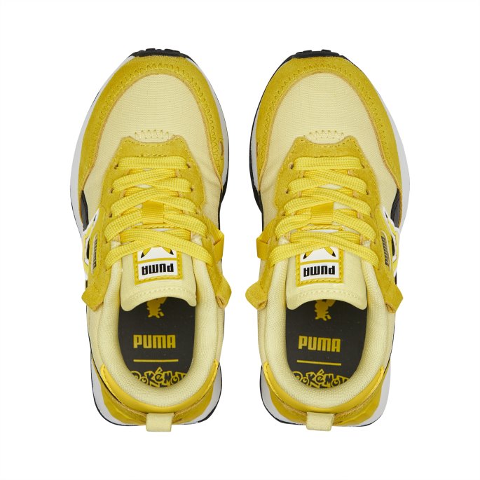 Puma På Tilbud X Pokmon Rider Fv Pikachu Små Barnesko White-empire Gul