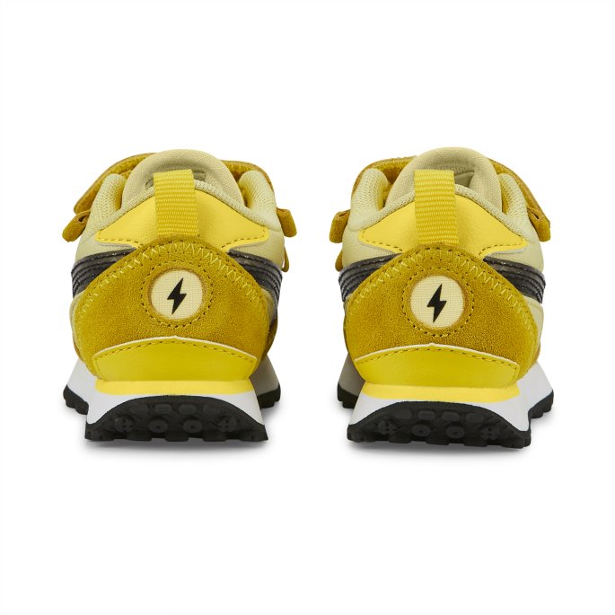 Puma På Tilbud X Pokmon Rider Fv Pikachu Spedbarn Joggesko White-empire Gul