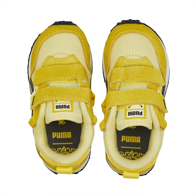 Puma På Tilbud X Pokmon Rider Fv Pikachu Spedbarn Joggesko White-empire Gul