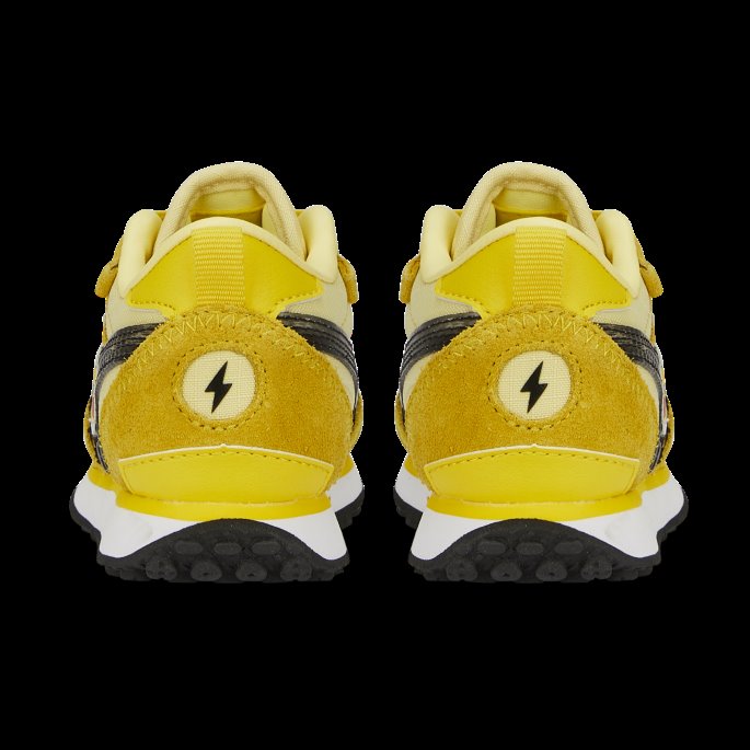 Puma På Salg X Pokmon Rider Fv Pikachu Alternativ Lukking Joggesko Babyer Hvit-empire Gul
