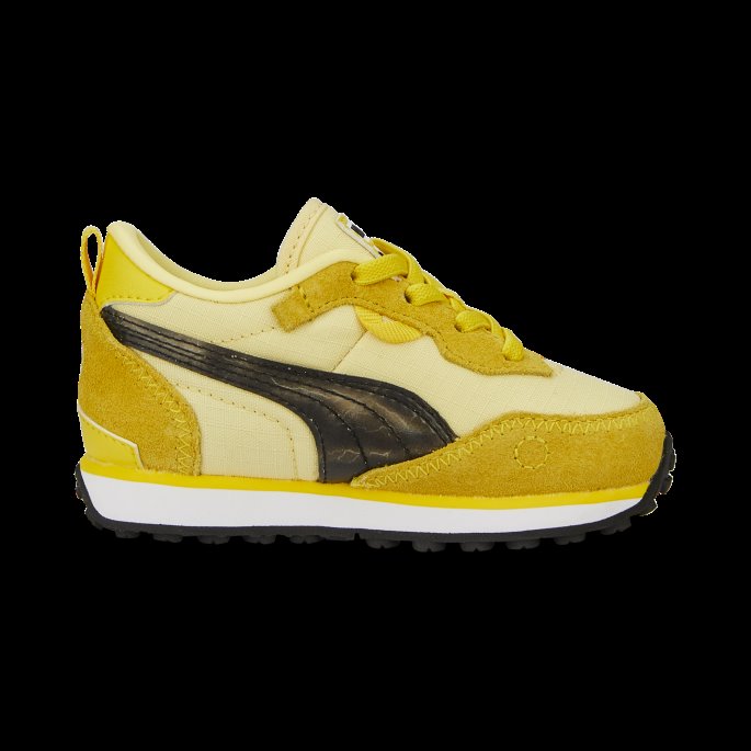 Puma På Salg X Pokmon Rider Fv Pikachu Alternativ Lukking Joggesko Babyer Hvit-empire Gul