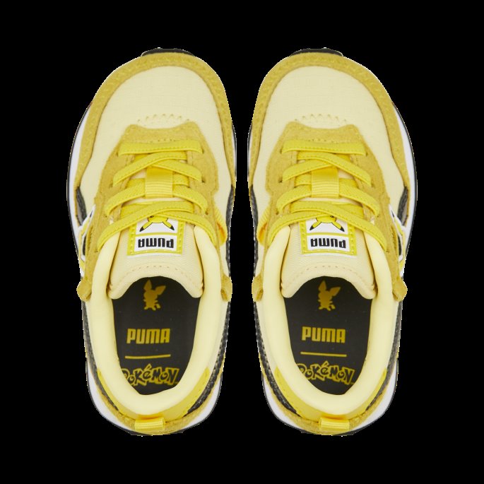 Puma På Salg X Pokmon Rider Fv Pikachu Alternativ Lukking Joggesko Babyer Hvit-empire Gul