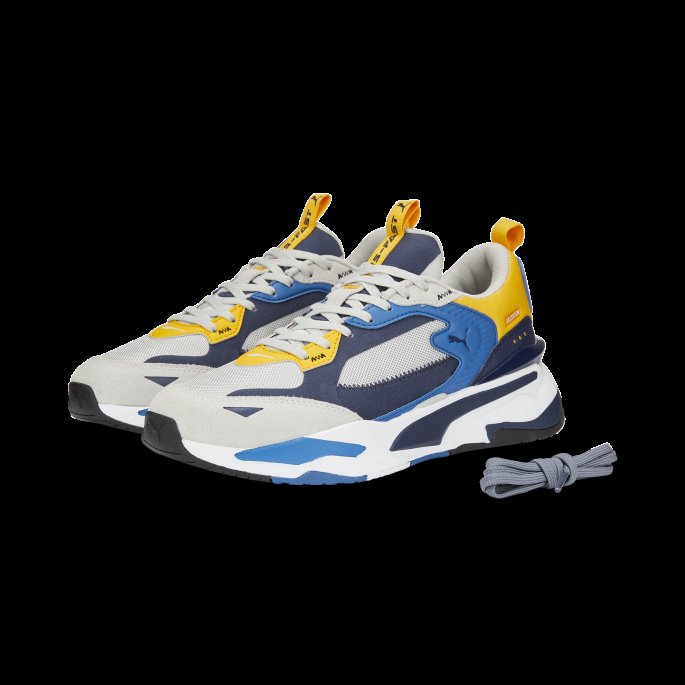 Rs-fast Limiter Semsket Sneakers Grå Fiolett-peacoat-hvit Puma På Tilbud
