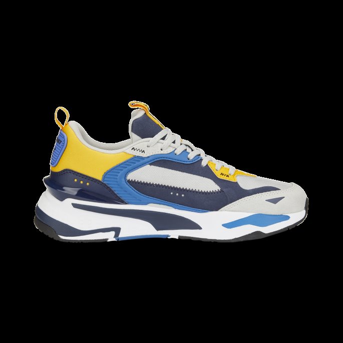 Rs-fast Limiter Semsket Sneakers Grå Fiolett-peacoat-hvit Puma På Tilbud