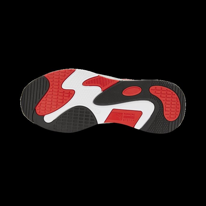Puma På Tilbud Hvit-rød-grå Fiolett Rs-fast Limiter Sneakers I Semsket Skinn