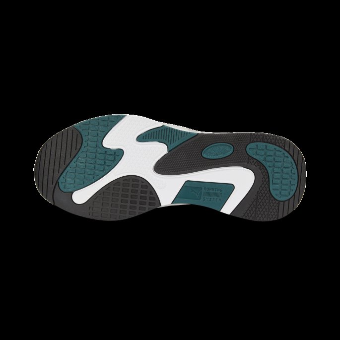 Hvit-grå Fiolett Puma På Tilbud Rs-fast Limiter Sneakers I Semsket Skinn