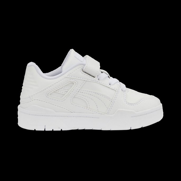 Puma På Tilbud Hvit-hvit Slipstream Skinn Alternativ Lukking Barnesko