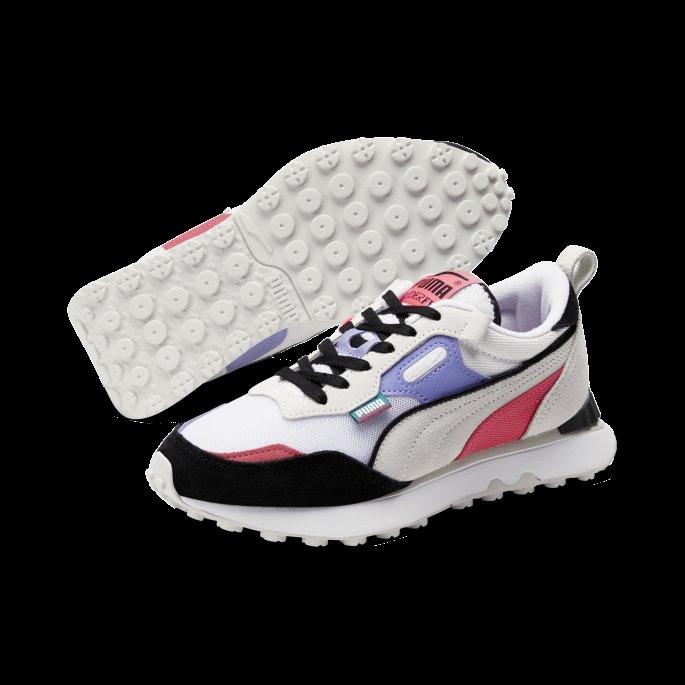 Rider Fv Fandom Store Barnesko Hvit-svarte Puma På Tilbud