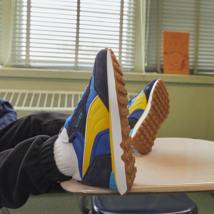 Rider Fv Essentials Sneakers Youth Royal-new Navy Puma På Tilbud