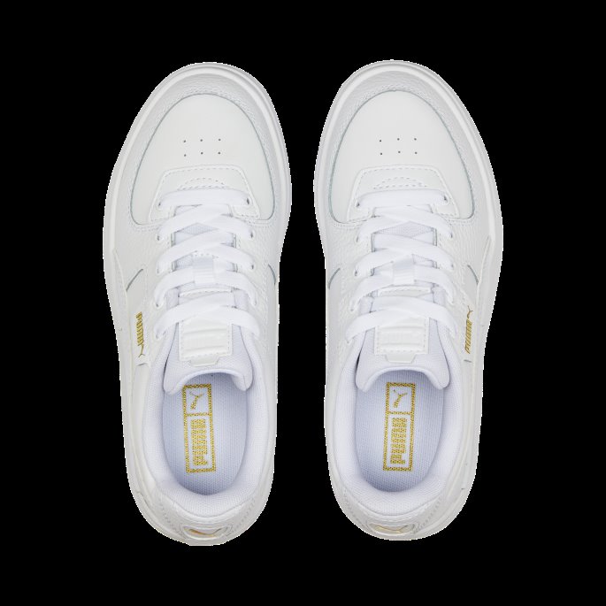 Puma På Tilbud Hvit Cali Dream Skinn Joggesko Ungdom