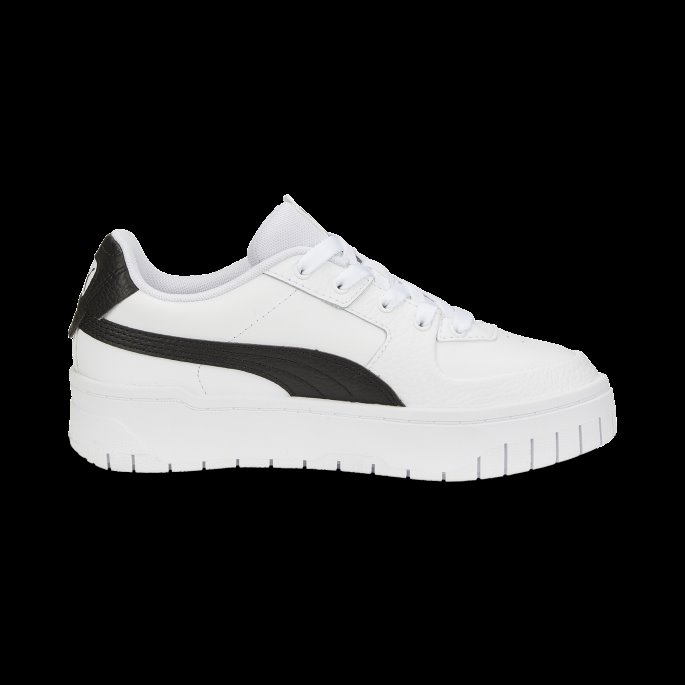 Cali Dream Leather Joggesko Store Barn Hvit-svart-hvit Puma På Tilbud