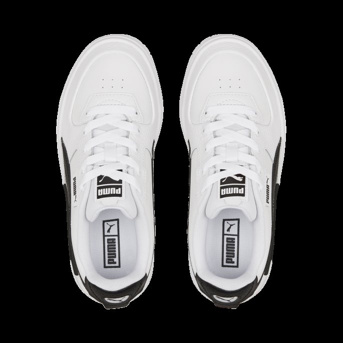 Cali Dream Leather Joggesko Store Barn Hvit-svart-hvit Puma På Tilbud