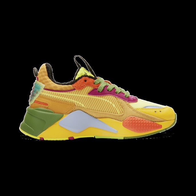 Celandine-honning Sennep-fuchsia Puma På Tilbud Rs-x Utenom Sesongen Store Barn Joggesko