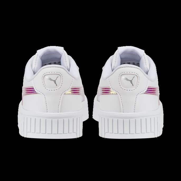 Hvit-sølv Carina 2.0 Holo Joggesko Kids Puma På Tilbud