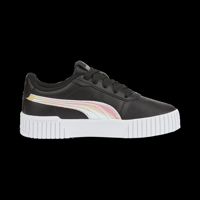Puma På Tilbud Sort-sølv Carina 2.0 Holo Joggesko Barn