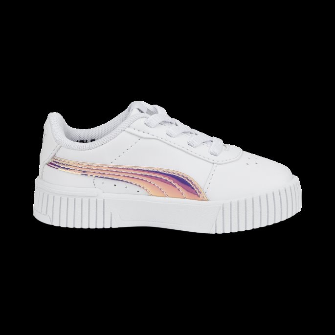 Carina 2.0 Holo Sneakers Med Alternativ Lukking Baby Puma På Tilbud Hvit-sølv