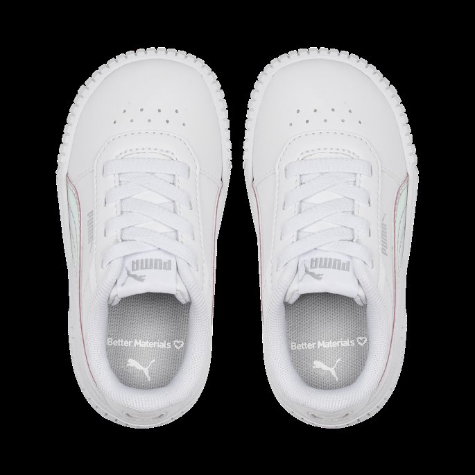 Carina 2.0 Holo Sneakers Med Alternativ Lukking Baby Puma På Tilbud Hvit-sølv