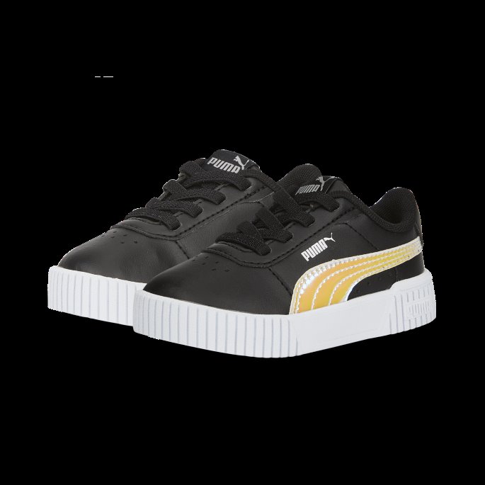 Sort-sølv Carina 2.0 Holo Sneakers Baby Puma Med Alternativ Lukking På Tilbud