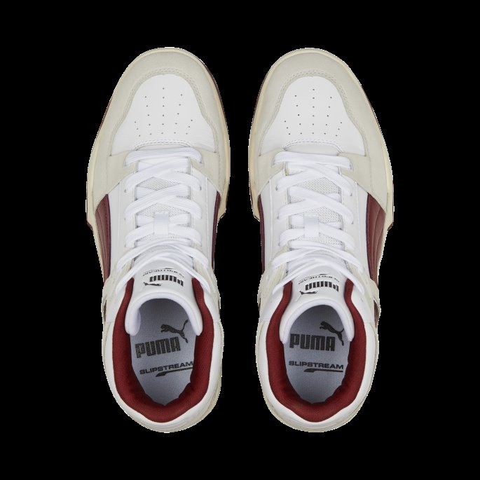 Hvit-nimbus Sky-rød Slipstream Hi Heritage Joggesko Puma På Tilbud