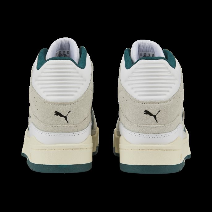 Slipstream Hi Heritage Joggesko Puma På Tilbud Hvit-nimbus Cloud-varsity Green