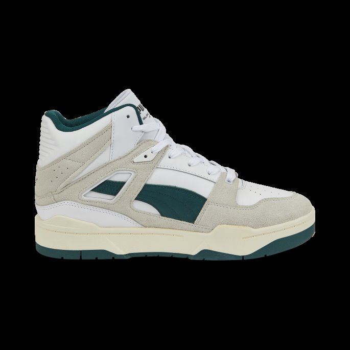 Slipstream Hi Heritage Joggesko Puma På Tilbud Hvit-nimbus Cloud-varsity Green