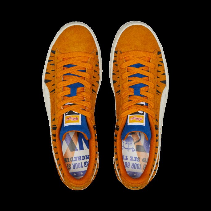 Puma På Tilbud X Frosted Flakes Semsket Sneakers Flamme Oransje-dampaktig Grå