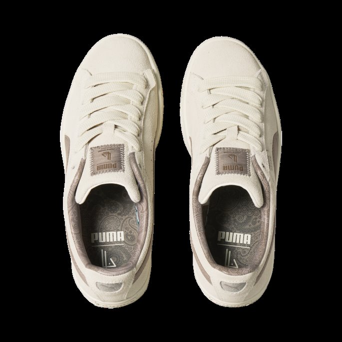 Puma På Tilbud X Lauren London Semsket Skinn Dame Joggesko Vanilla Ice-fungi