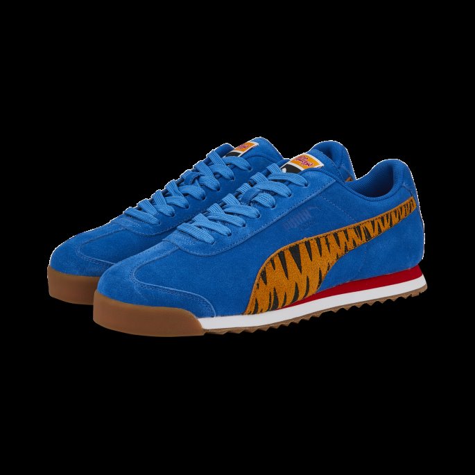 Puma På Tilbud X Frostede Flak Roma Joggesko Lapis Blåflamme Oransje