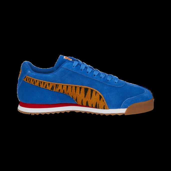 Puma På Tilbud X Frostede Flak Roma Joggesko Lapis Blåflamme Oransje