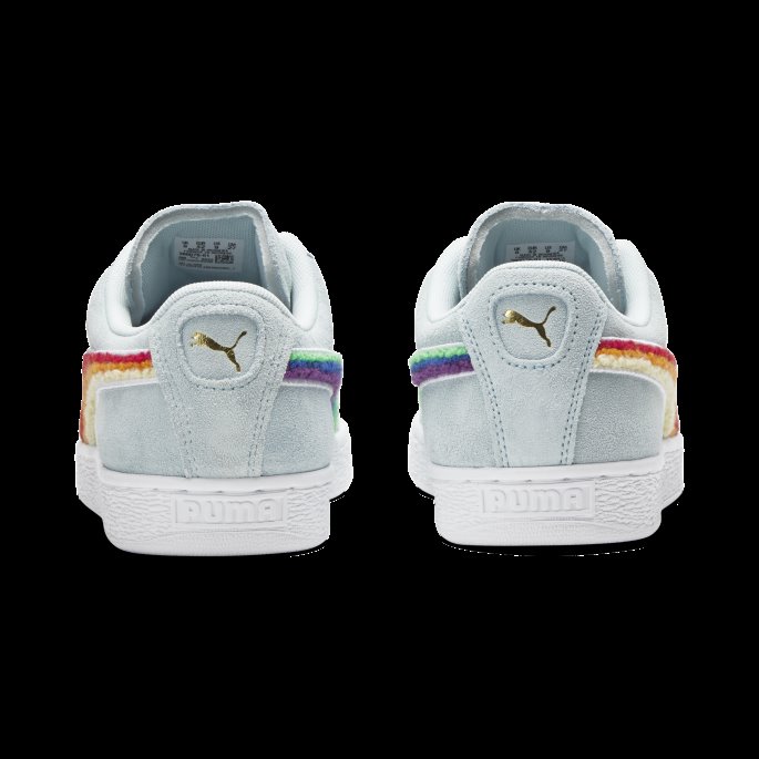 Semsket Klassiske Pride Joggesko Puma På Tilbud Lys Aqua-white