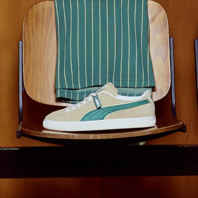 Players' Lounge Semsket Vtg Joggesko Lys Sand-skog-urørt Puma På Salg