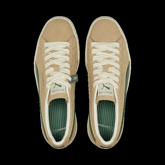 Players' Lounge Semsket Vtg Joggesko Puma På Salg Sand-dyp Skog-urørt