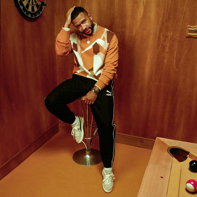 Players' Lounge Semsket Vtg Joggesko Puma På Salg Sand-dyp Skog-urørt