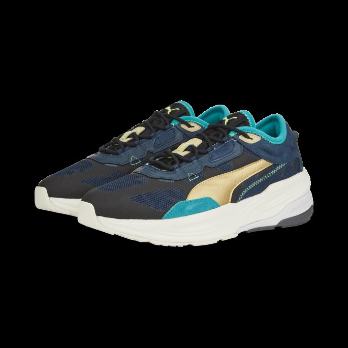 Marine Blå-hvisker Hvit Puma På Tilbud Omfang Nitro Ek Balam Joggesko